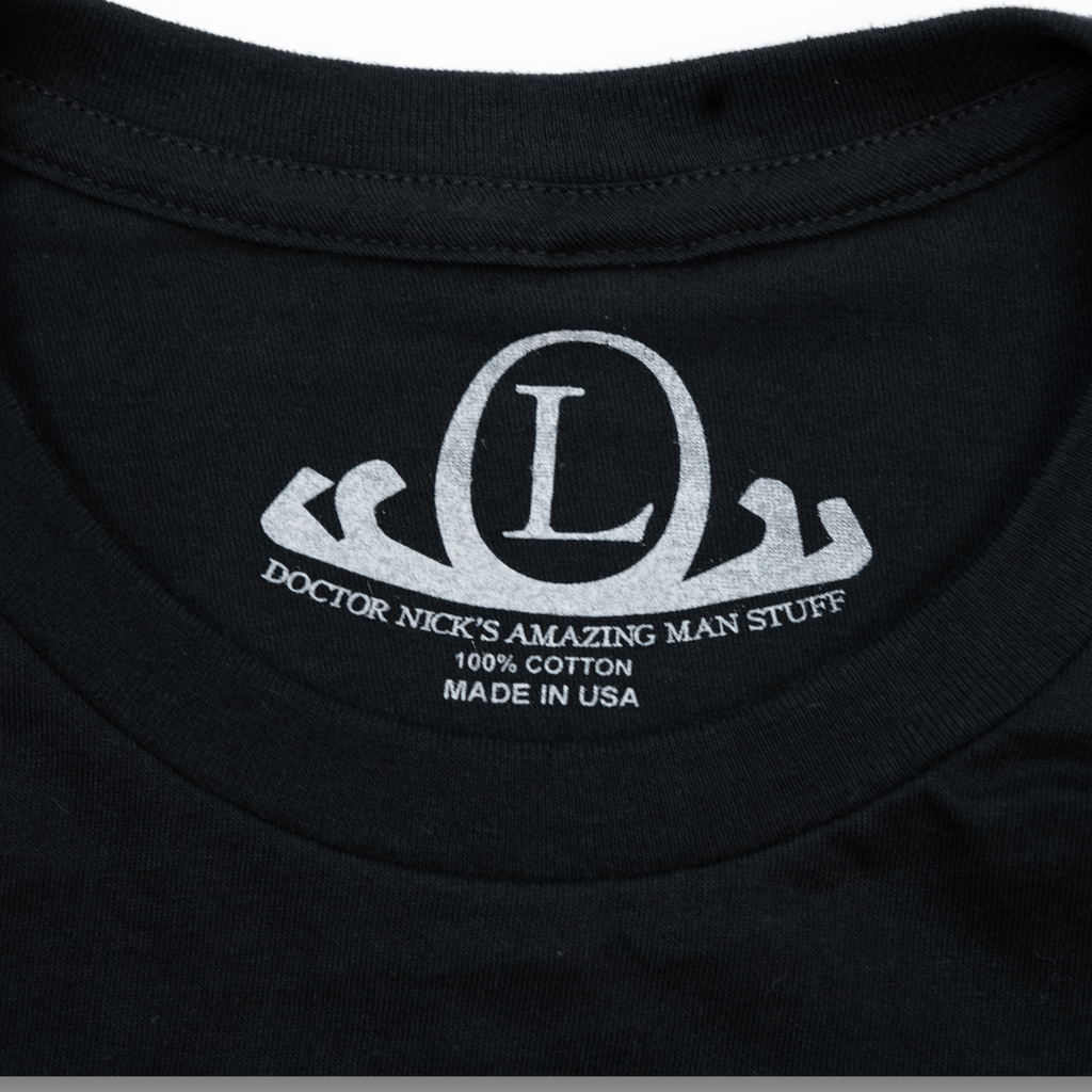 Long Sleeve T-Shirt - Athletic - Skull Front - Logo Back