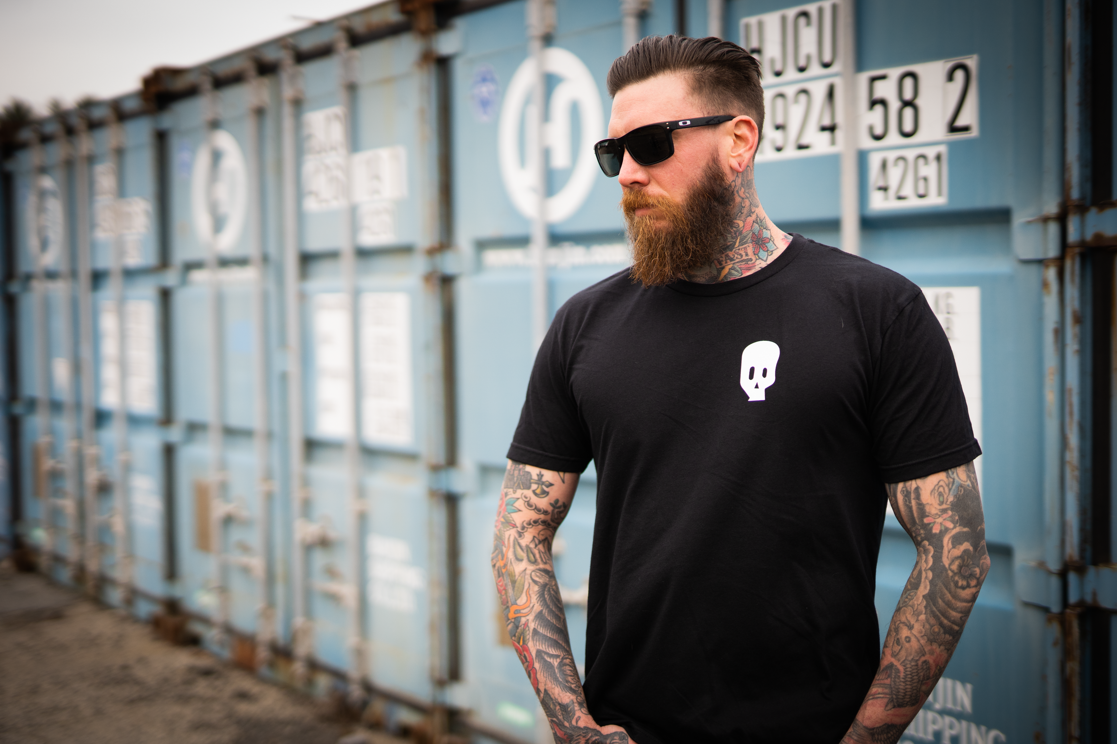 T-Shirt - Skull Front - Logo Back – Doctor Nick's Amazing Man Stuff