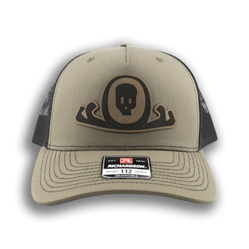 NEW! Trucker Hat - Leather Logo - Richardson 112FP