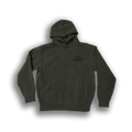 Pull Over Hoodie - Heavy Weight/Heavy Metal - Black on Grey
