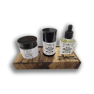 Display Base - Butter, Balm And Oil - Exotic Black Limba