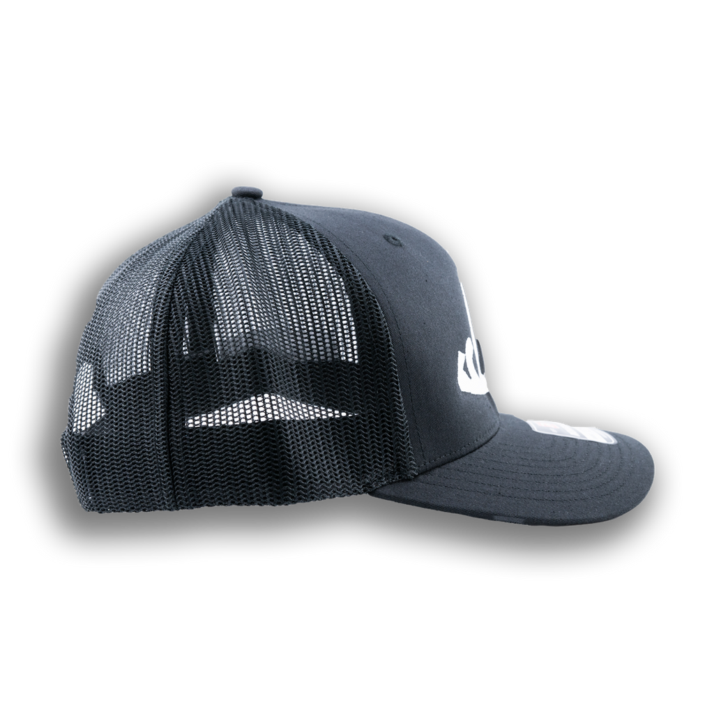Trucker Hat - Skull Front Logo Side - Richardson 112