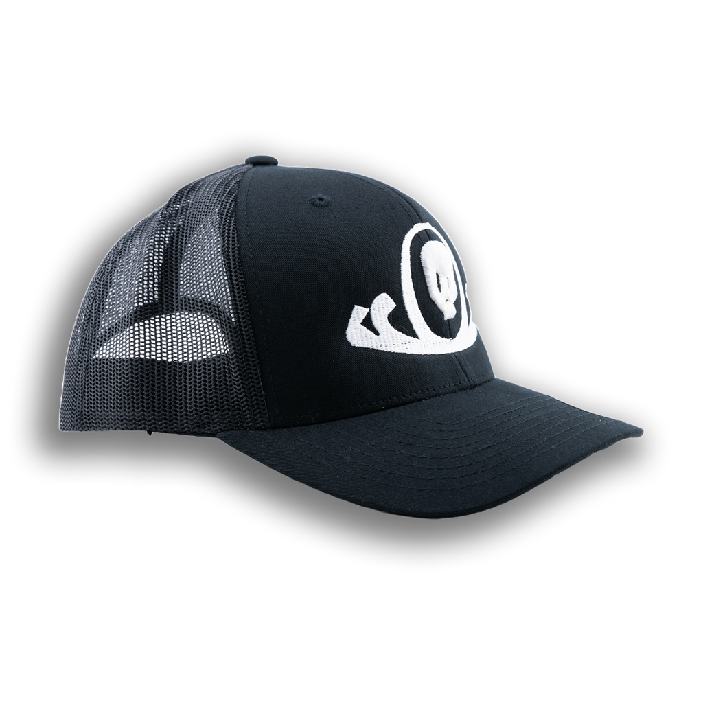 Trucker Hat - Skull Front Logo Side - Yupoong 6606