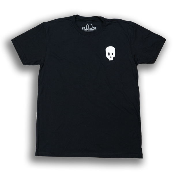 T-Shirt - Skull Front - Logo Back – Doctor Nick's Amazing Man Stuff